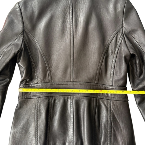 Jones New York Dark Soft Leather Jacket M - Picture 7 of 10